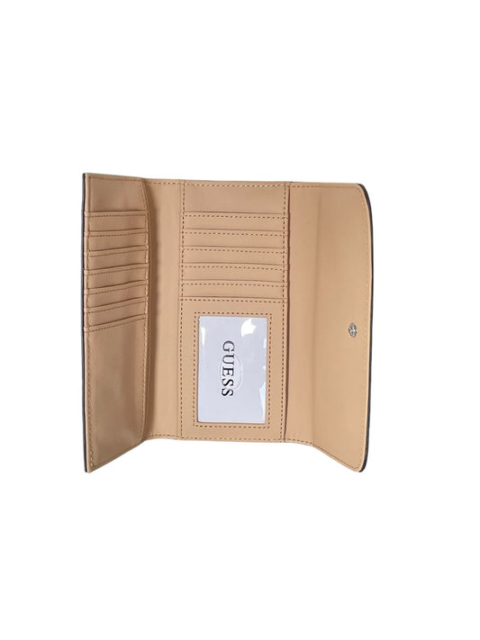 Cartera Guess Doble Broche con Logo Grabado